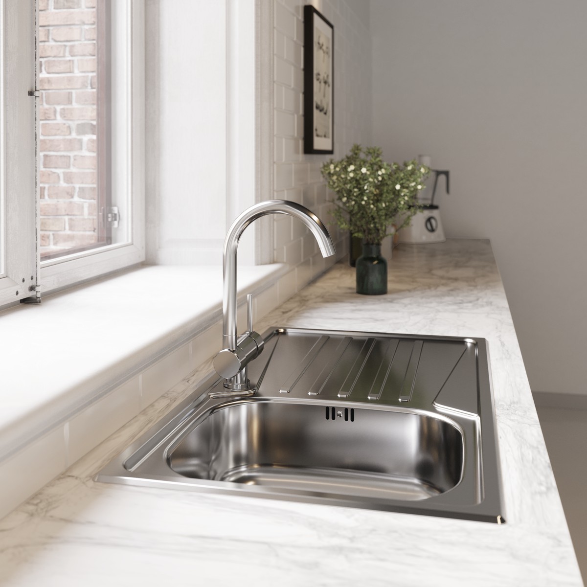 Rodi Keran 86 - Inox Kitchen Sink - obrazek 4