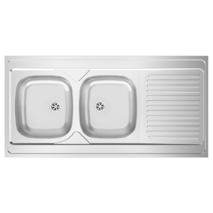 Rodi Sit On 120x60 BB - Inox Kitchen Sink