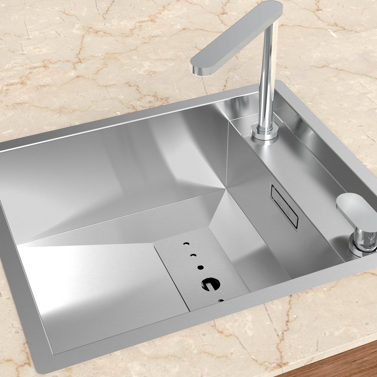 Rodi Invisible 40 - Inox Kitchen Sink - obrazek 2